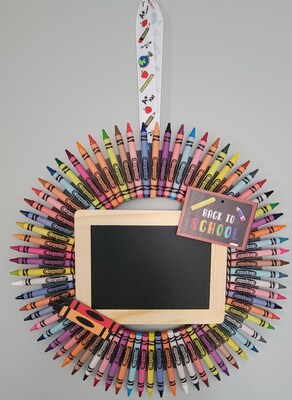 Crayon Wreath | Teacher Gift | Holiday Gift - image3